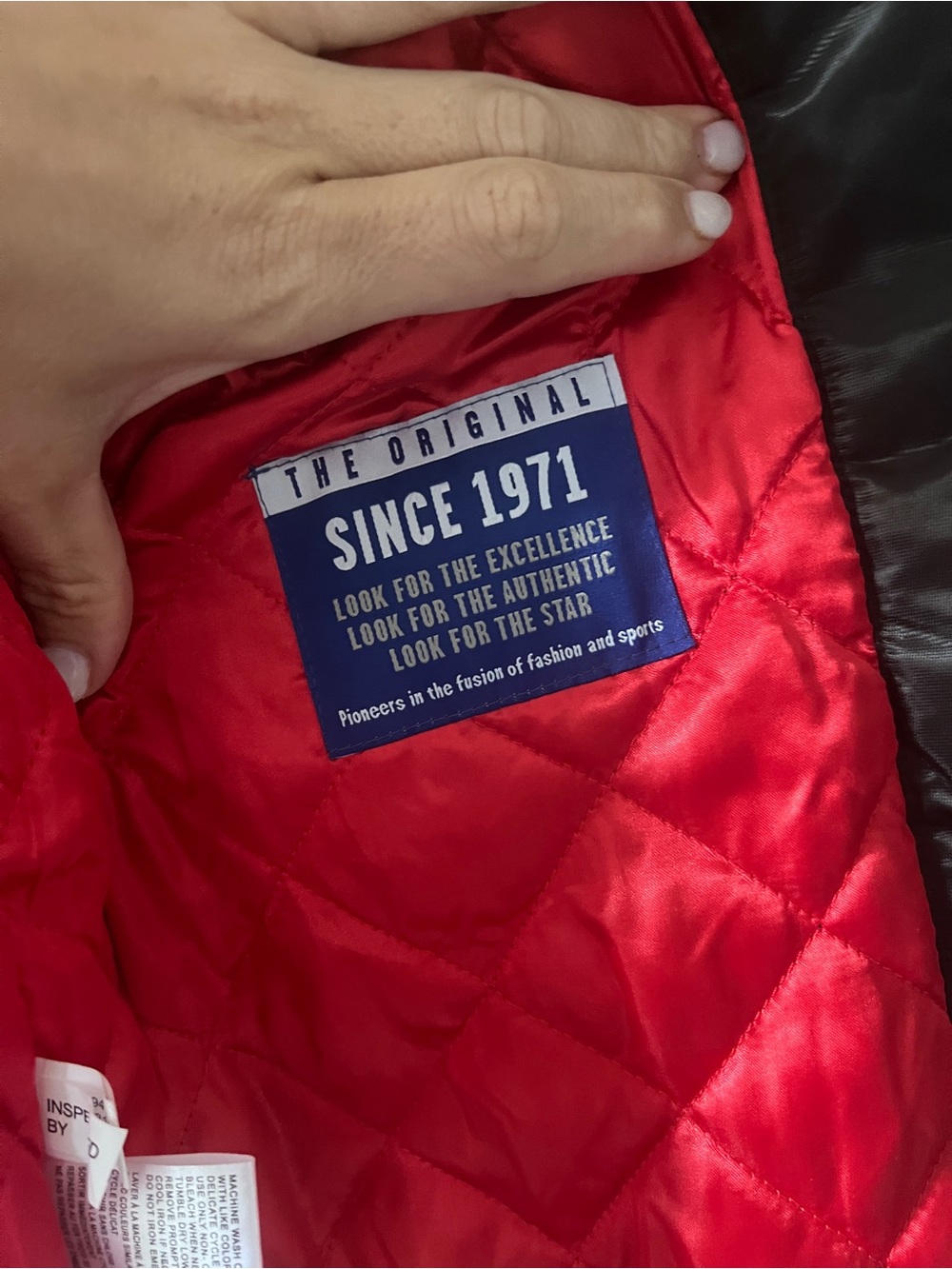 STARTER Raptors Satin Varsity Jacket - Picture 6 of 7